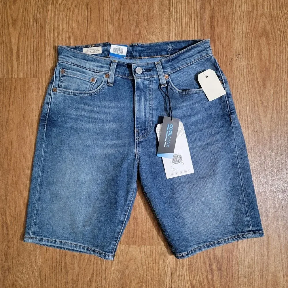 Levi's Premium 505 Regular Denim Jeans Shorts Medium Wash Men's Waist Size 29